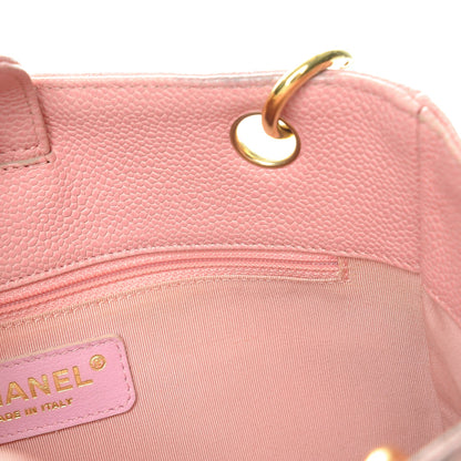 Chanel Caviar Petit Shopping Tote PST Pink 10 of 19