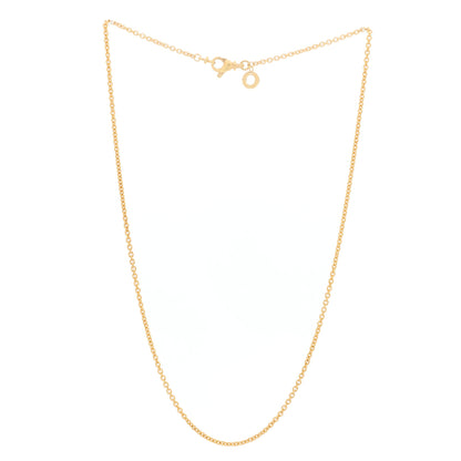Bulgari 18K Yellow Gold 1.75mm Chain Necklace 16" 3 of 5