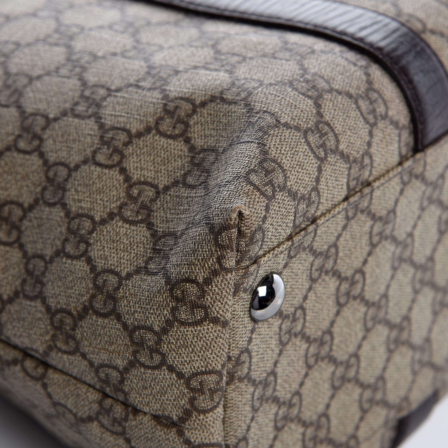 Gucci GG Plus Monogram Medium Joy Tote Dark Brown 14 of 15