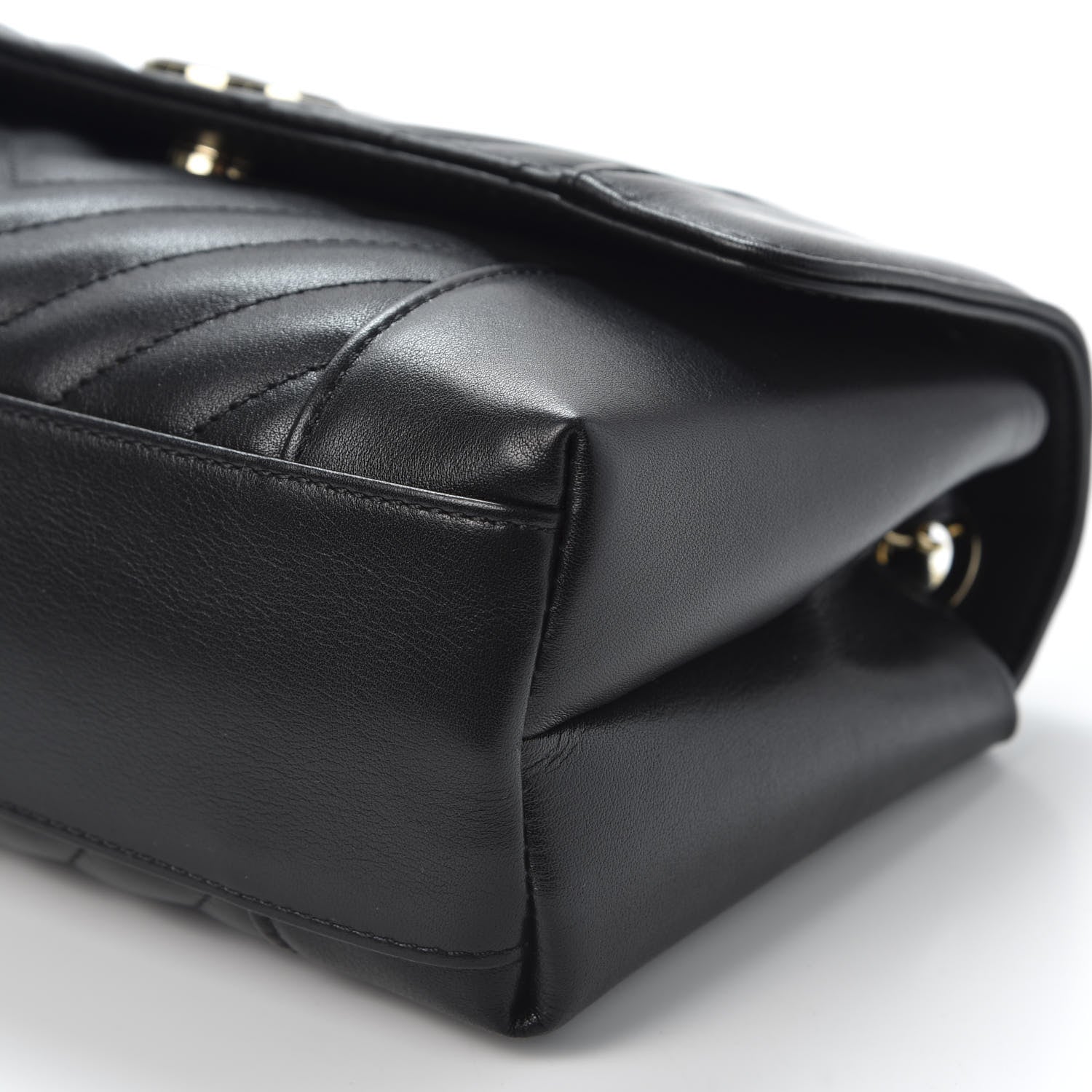Chanel Calfskin Chevron Quilted Small Flap Black 6 of 9