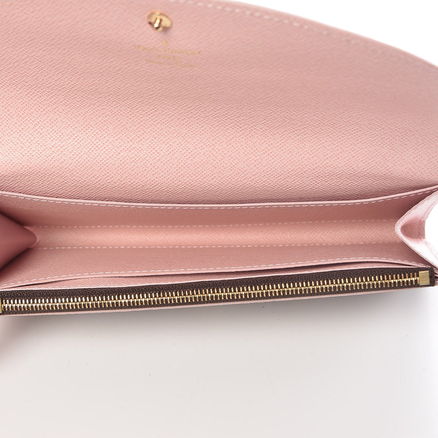 Damier Ebene Caissa Wallet Rose Ballerine