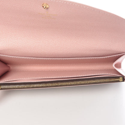 Louis Vuitton Damier Ebene Caissa Wallet Rose Ballerine 5 of 10