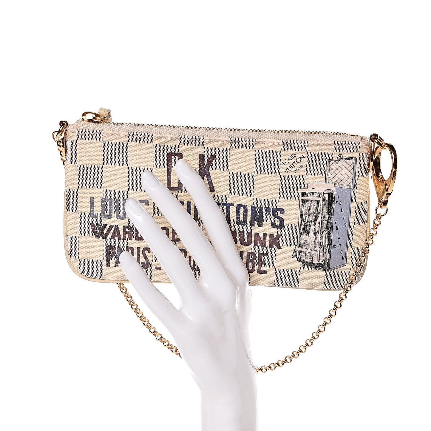 Damier Azur Trunk Pochette Milla MM
