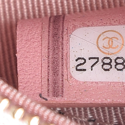 Chanel Iridescent Caviar Quilted Round Clutch With Chain Pink 7 of 8
