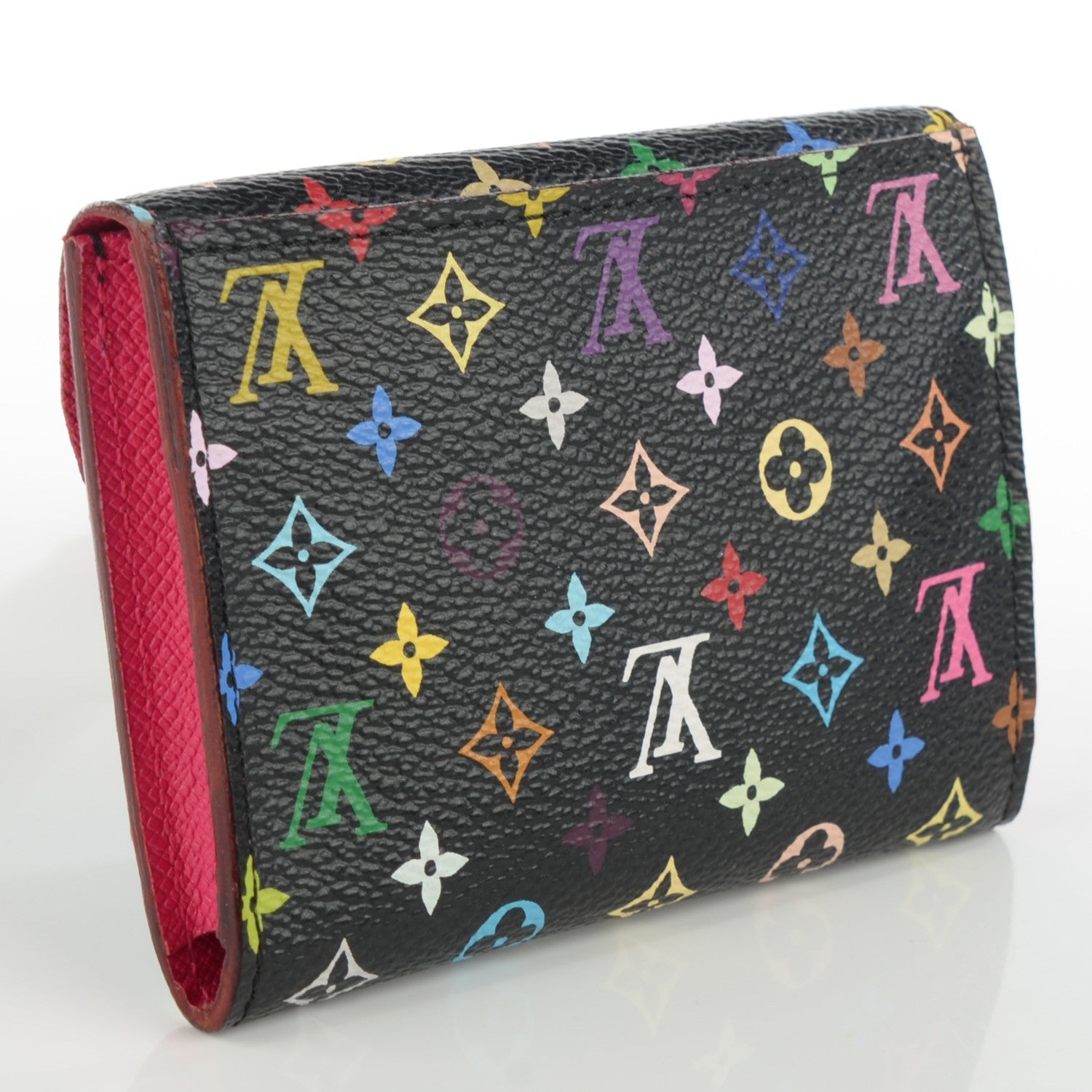 Louis Vuitton Monogram Multicolor Business Card Holder Black Grenade 3 of 7