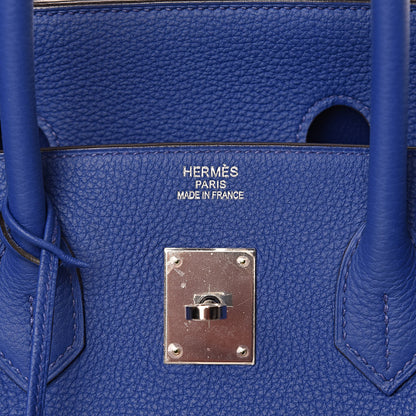 Hermes Togo Birkin 35 Bleu Electrique 6 of 9