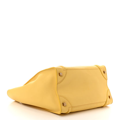 Celine Smooth Calfskin Mini Luggage Citron 4 of 11