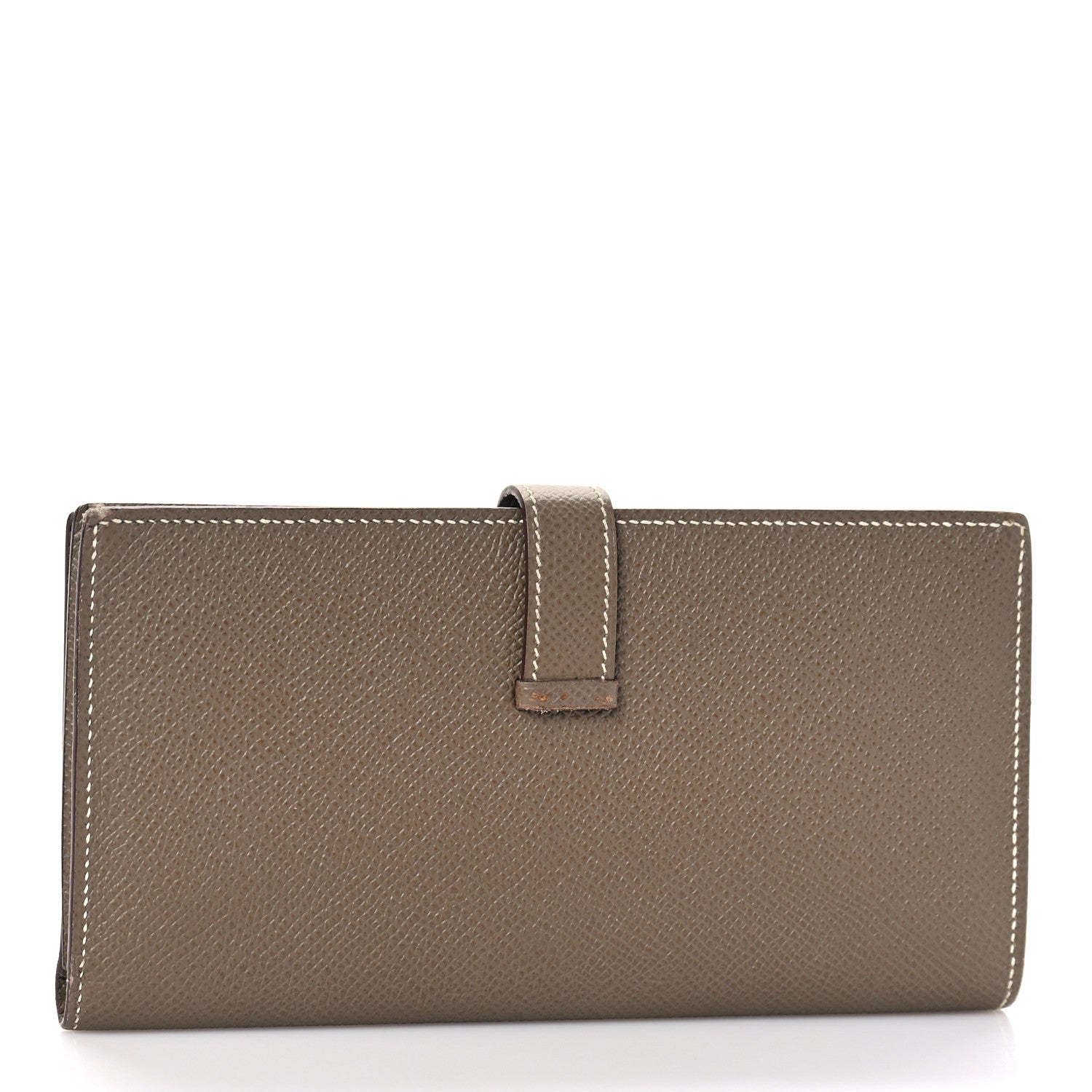 Hermes Epsom Bearn Gusset Wallet Etoupe 3 of 10