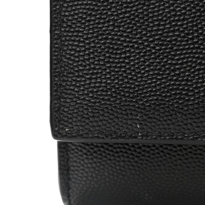 Saint Laurent Grain De Poudre Small Monogram Kate Satchel Black 11 of 11