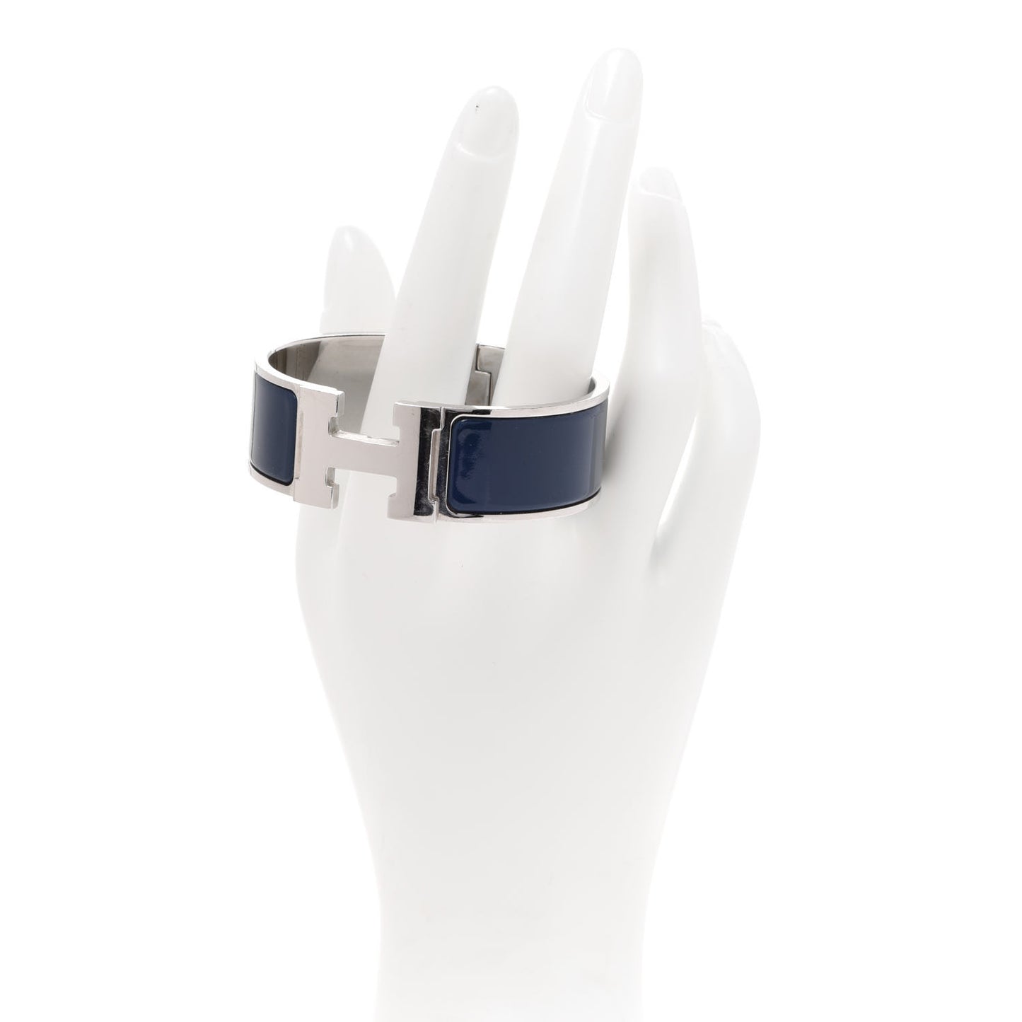 Enamel Wide Clic Clac H Bracelet PM Ultramarine