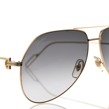 Cartier Aviator Sunglasses 140 Gold 7 of 8
