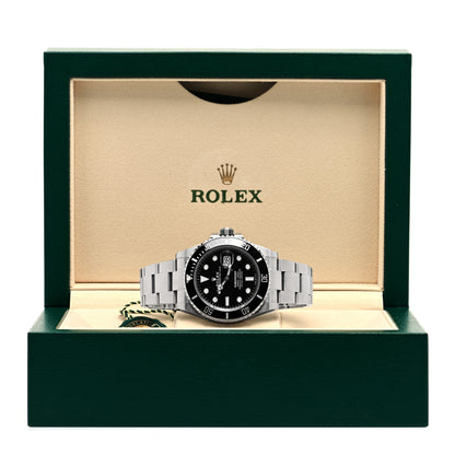 Rolex Stainless Steel 41mm Oyster Perpetual Submariner Date Watch Black 126610LN 7 of 7