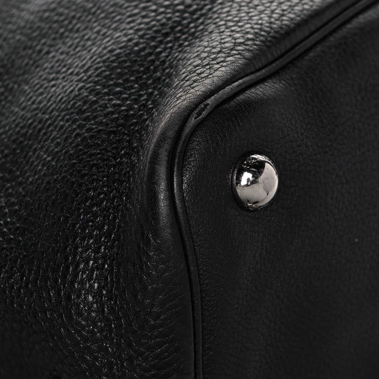 Vitello Daino Tote Black