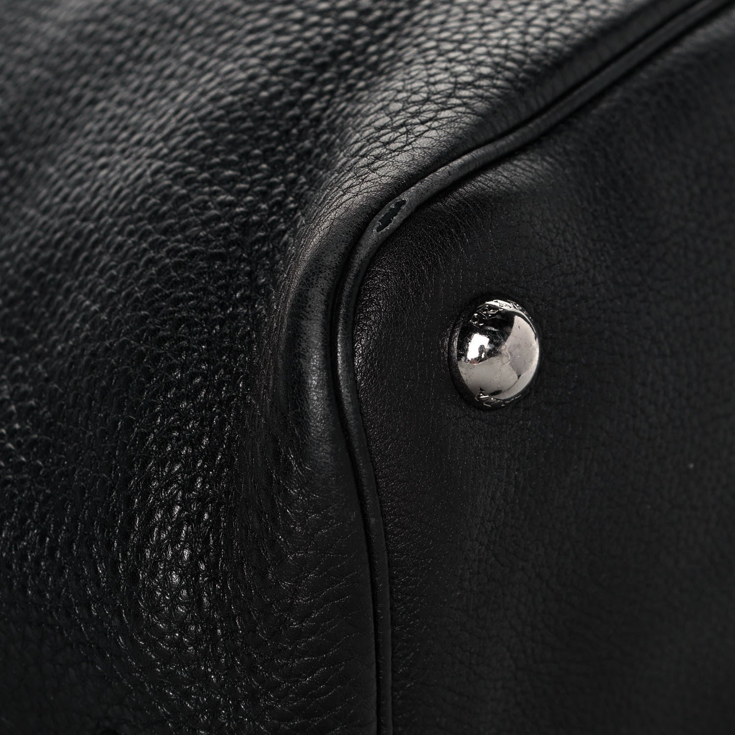 Prada Vitello Daino Tote Black 9 of 16