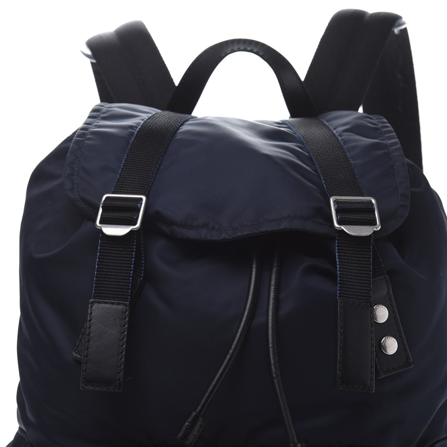 Nylon Puffer Medium Rucksack Backpack Blue