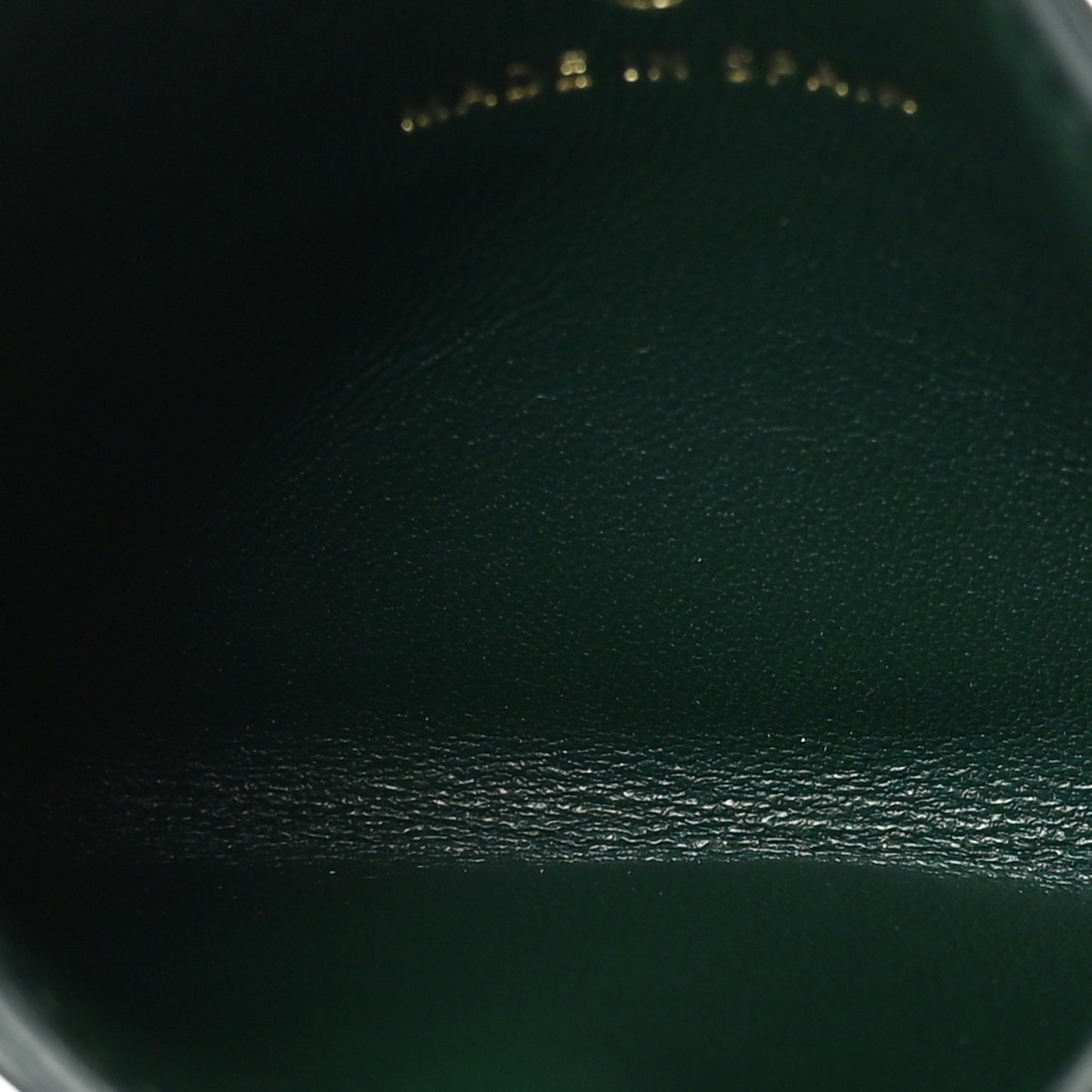 Calfskin Crocodile Embossed Crococo Card Holder Emerald