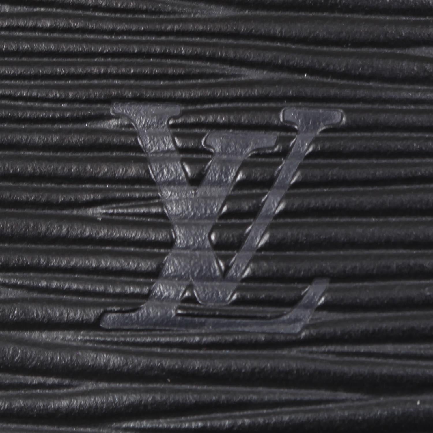 Louis Vuitton Epi Pochette Accessories 24 Black 7 of 9