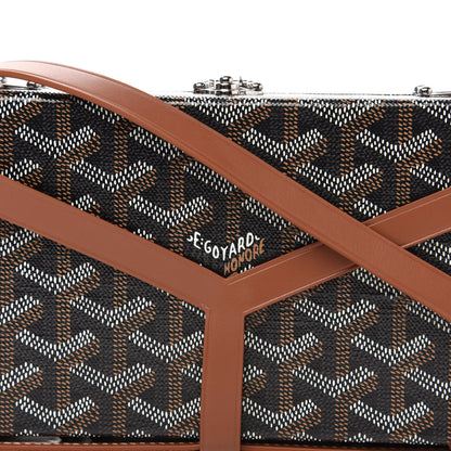 Goyard Goyardine Minaudiere Trunk Bag Black Gold 10 of 10