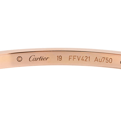 Cartier 18K Pink Gold Small LOVE Bracelet 19 4 of 4