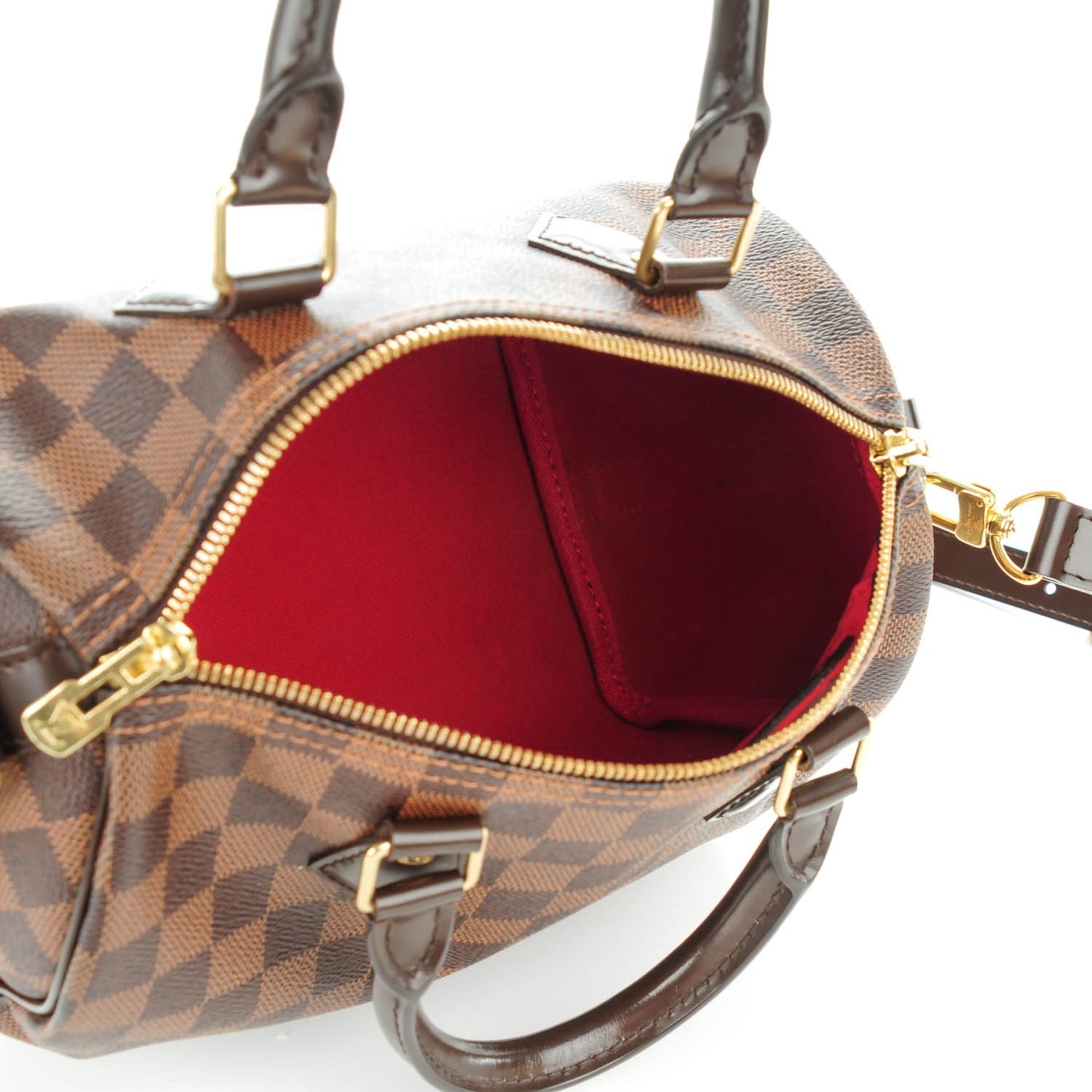 Damier Ebene Speedy Bandouliere 25