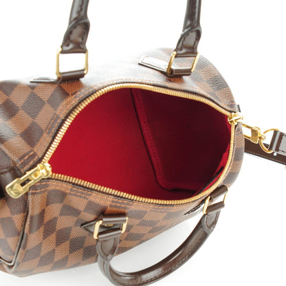 Louis Vuitton Damier Ebene Speedy Bandouliere 25 6 of 8