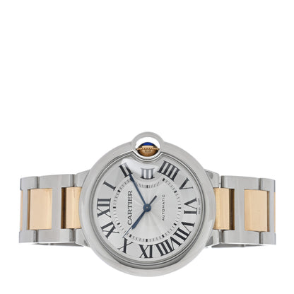 Cartier Stainless Steel 18K Yellow Gold 36mm Ballon Bleu De Cartier Automatic Watch 2 of 5