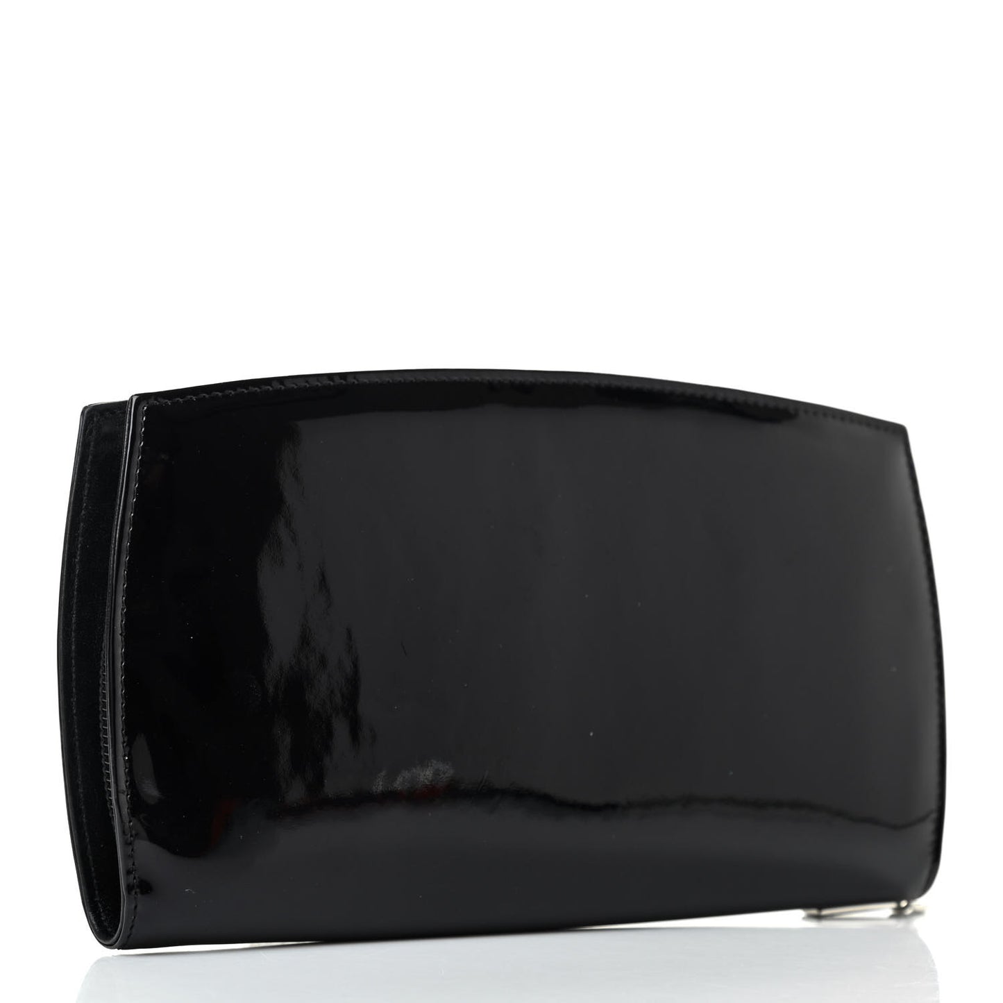 Patent Trousse Maquil Wallet Black
