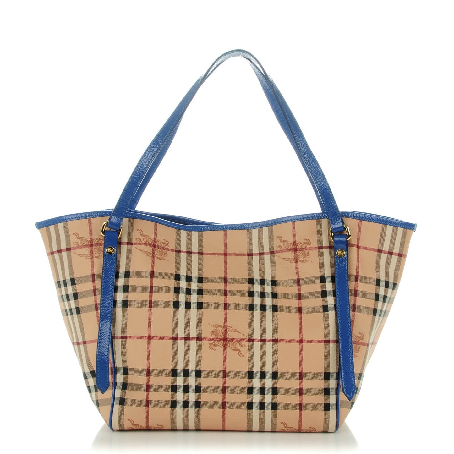 Haymarket Check Small Canterbury Tote Light Steel Blue