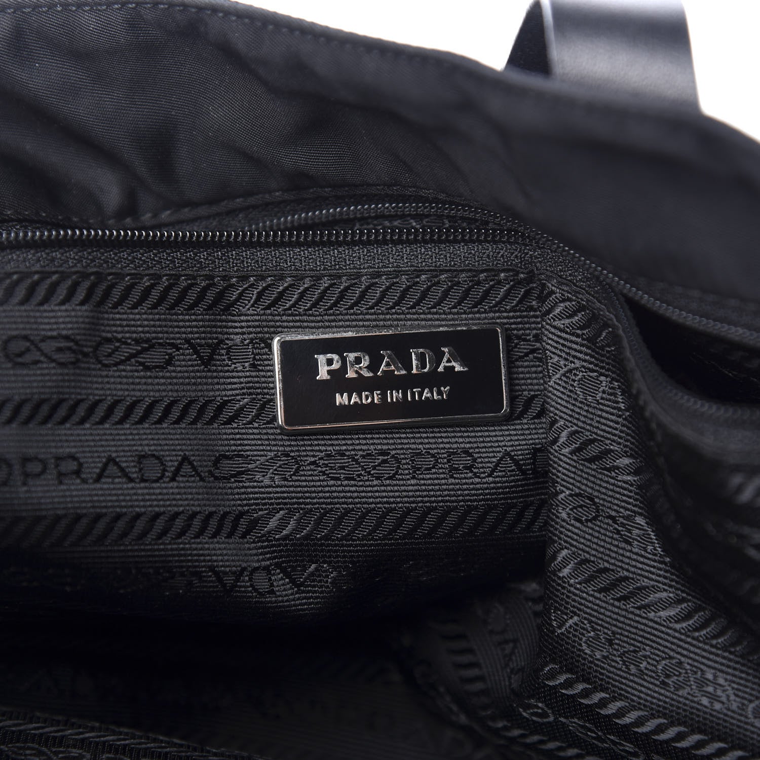 Prada Tessuto Nylon Tote Black 6 of 10