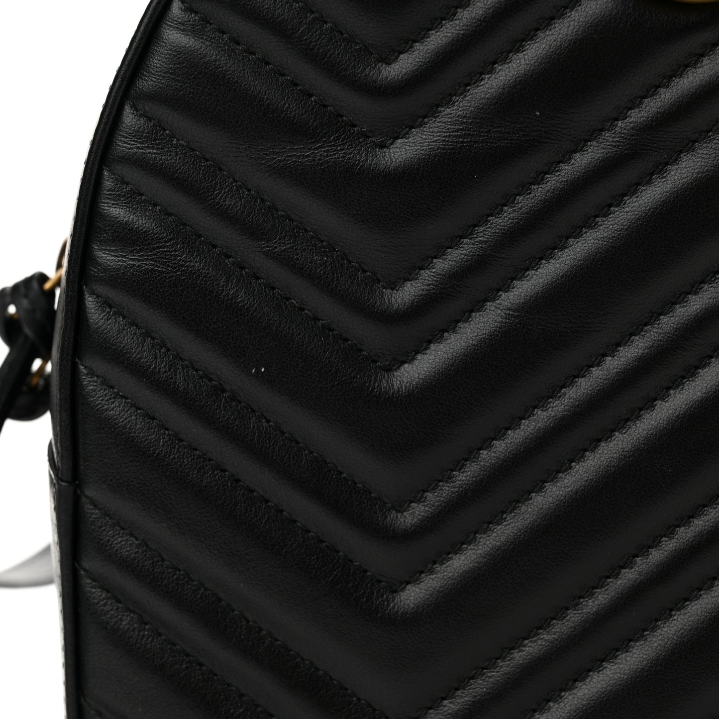 Calfskin Matelasse GG Marmont Dome Backpack Black
