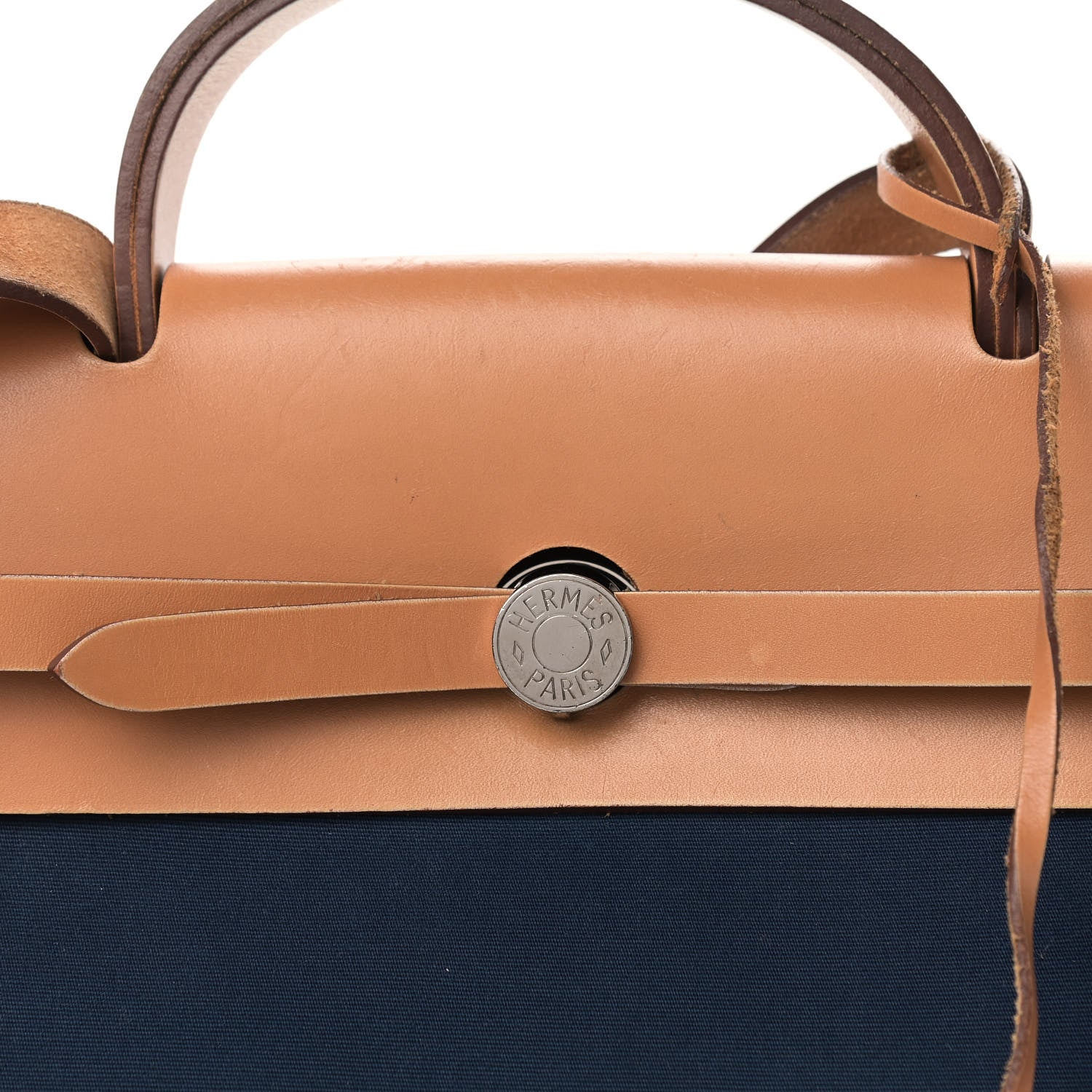 Hermes Toile Vache Hunter Herbag Zip 39 MM Bleu De Malte 8 of 20