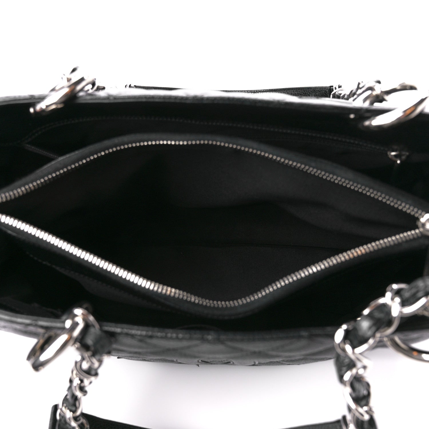 Chanel Caviar Quilted Grand Shopping Tote GST Black 5 of 12