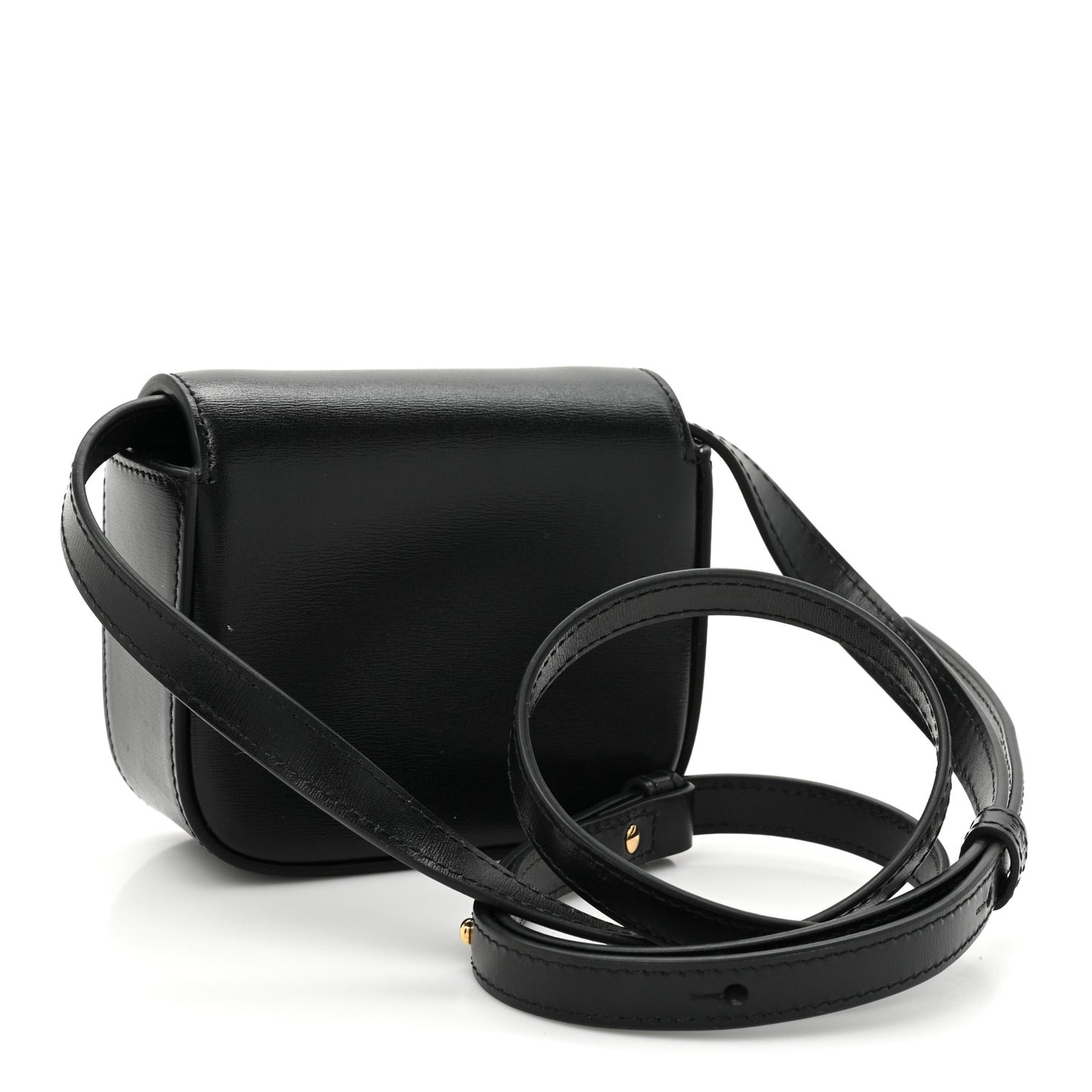Shiny Calfskin Mini Triomphe Black