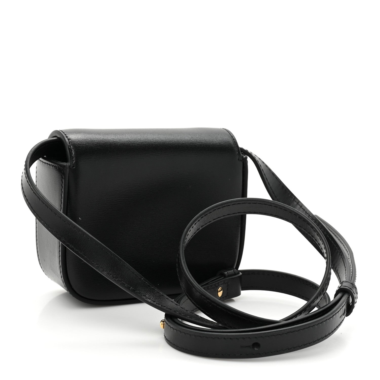 Celine Shiny Calfskin Mini Triomphe Black 3 of 12
