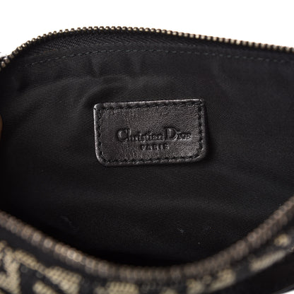 Christian Dior Monogram Mini Saddle Pochette Black 6 of 9