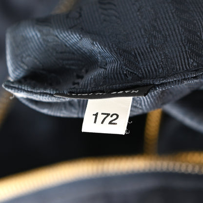 Prada Tessuto Nylon Saffiano Weekender Baltico 7 of 10
