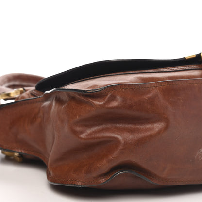 Chloe Calfskin Medium Marcie Satchel Mahogany 9 of 17