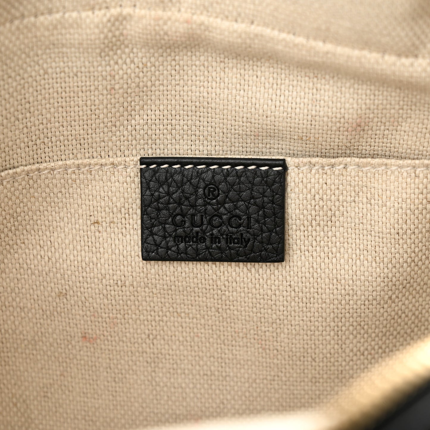 Pebbled Calfskin Small Soho Disco Bag Black