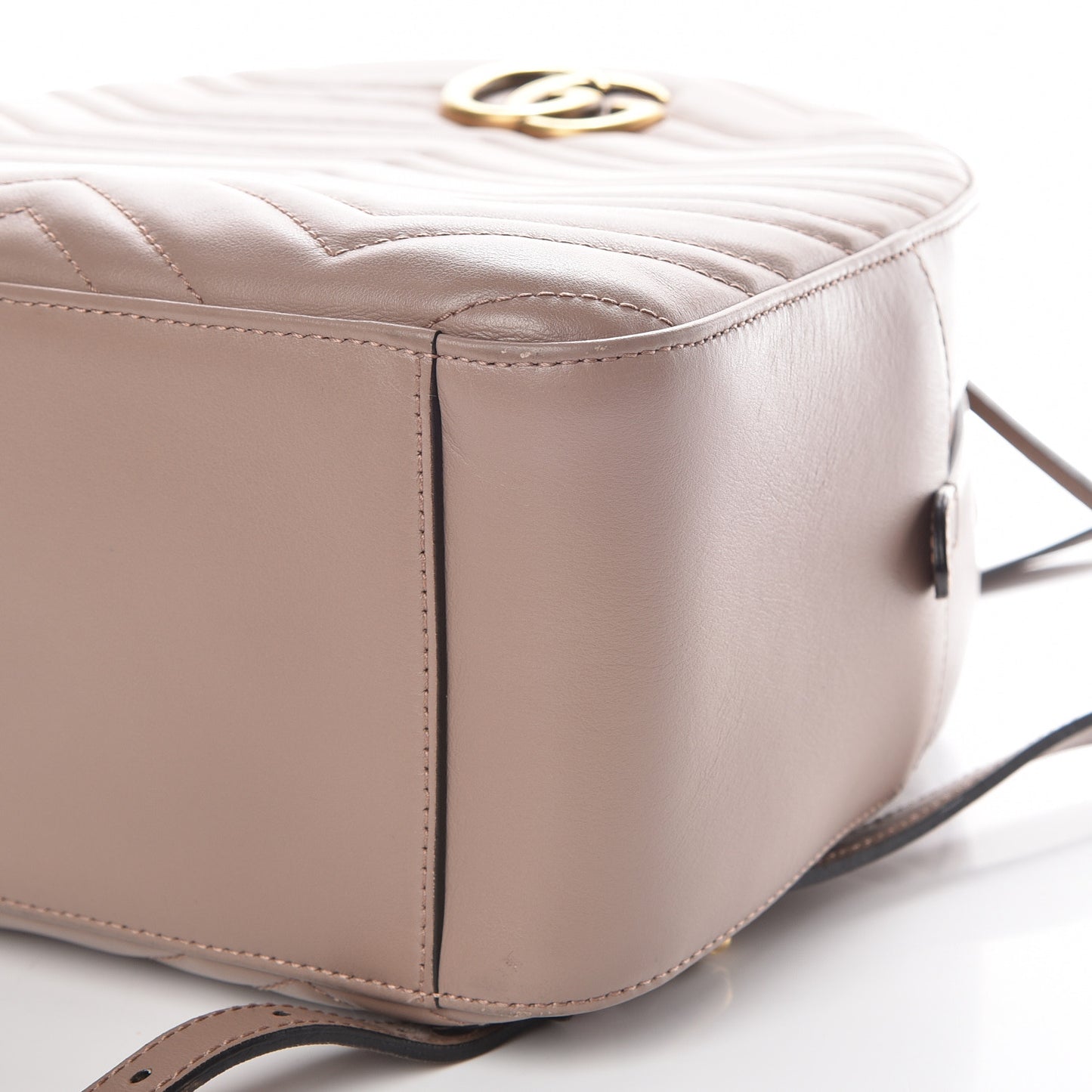 Calfskin Matelasse GG Marmont Backpack Porcelain Rose