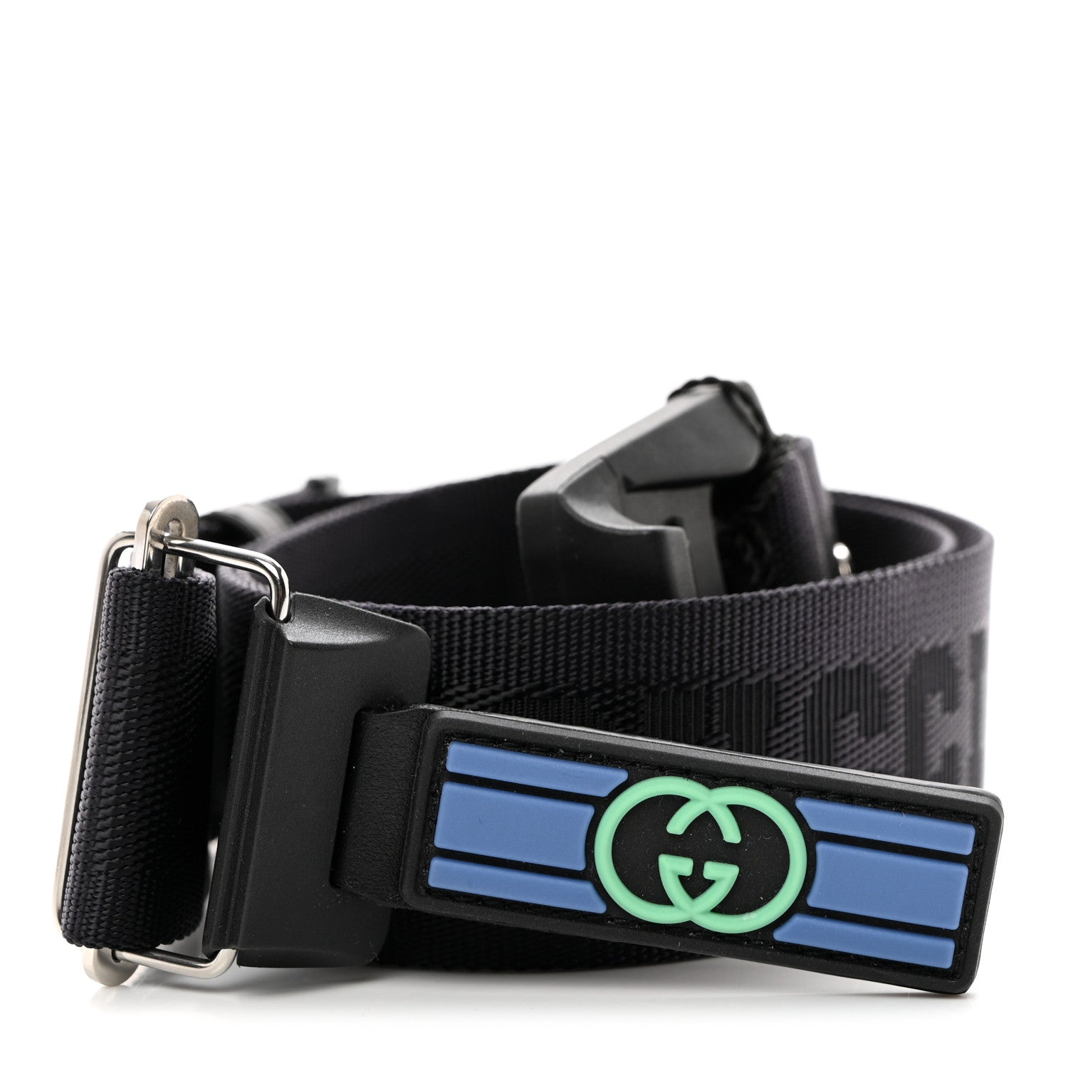 Gucci GG Crystal Belt 85 34 Black 1 of 5