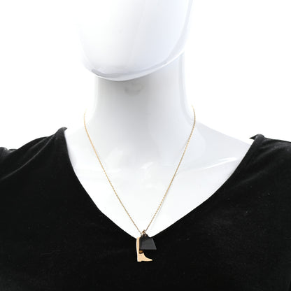 Hermes Permabrass Buffalo Horn Amulette Maroquinier PM Pendant Necklace 2 of 7