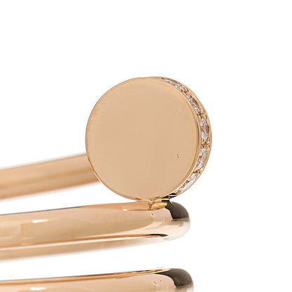 Cartier 18K Pink Gold Diamond Double Juste Un Clou Ring 53 6.25 3 of 7