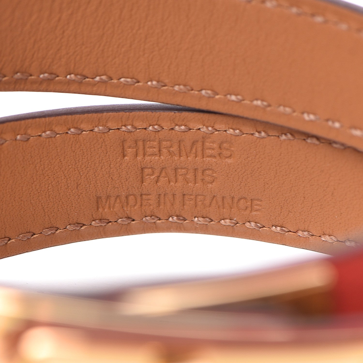 Hermes Swift Kelly Double Tour Bracelet M Rouge Tomate 5 of 6