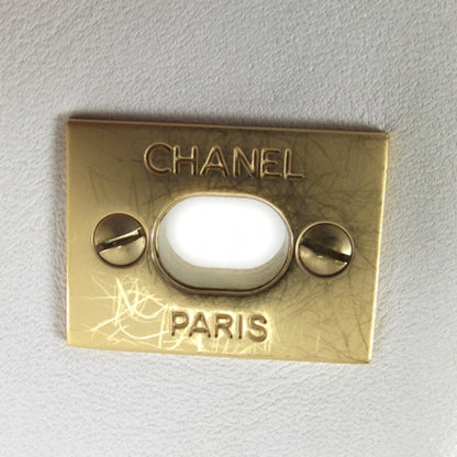 Chanel Vintage Tweed Flap Bag White 12 of 13
