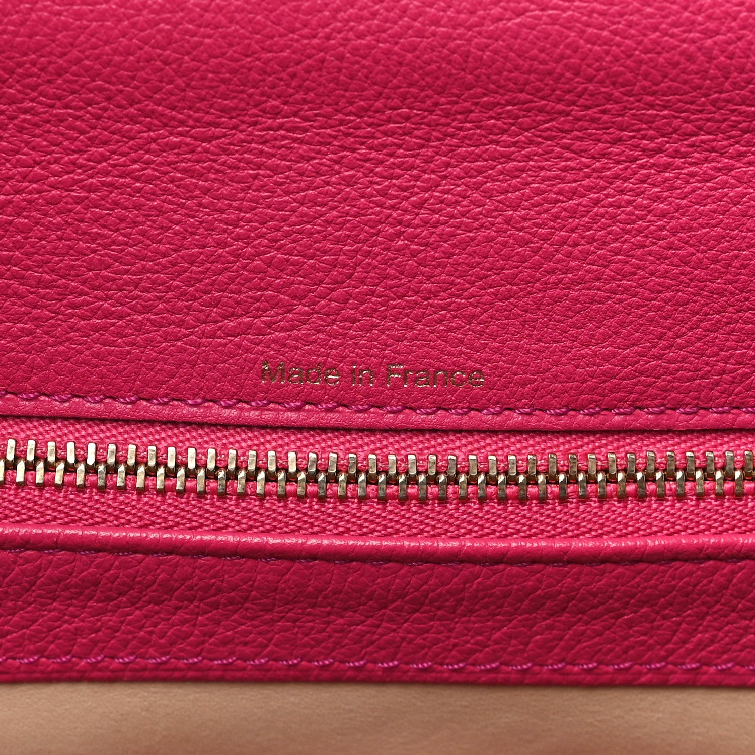 Delvaux Grained Calfskin GM Brillant Satchel Fuchsia 8 of 11