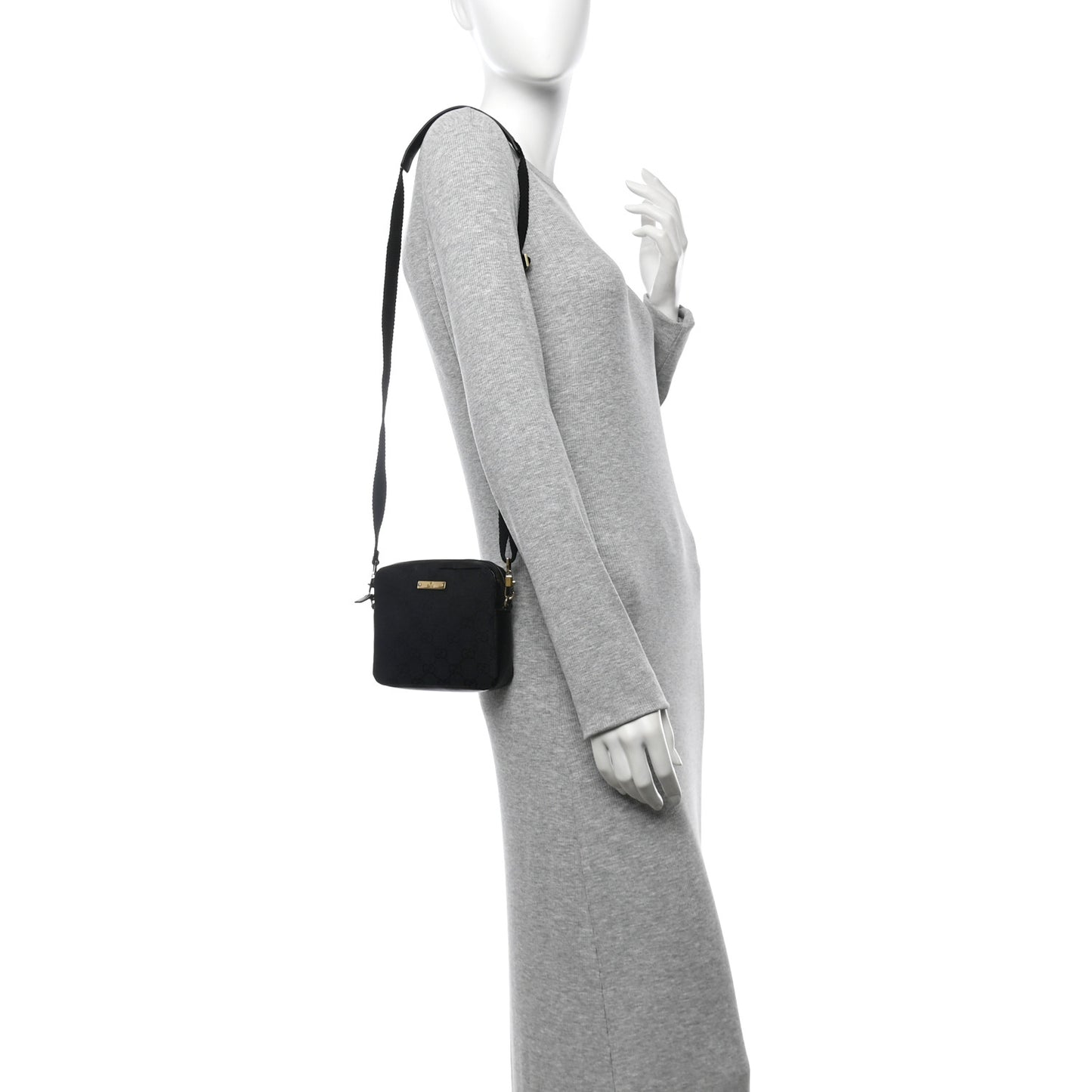 Monogram Crossbody Bag Black
