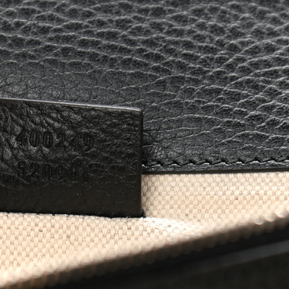 Gucci Pebbled Calfskin Small Dionysus Shoulder Bag Black 7 of 11