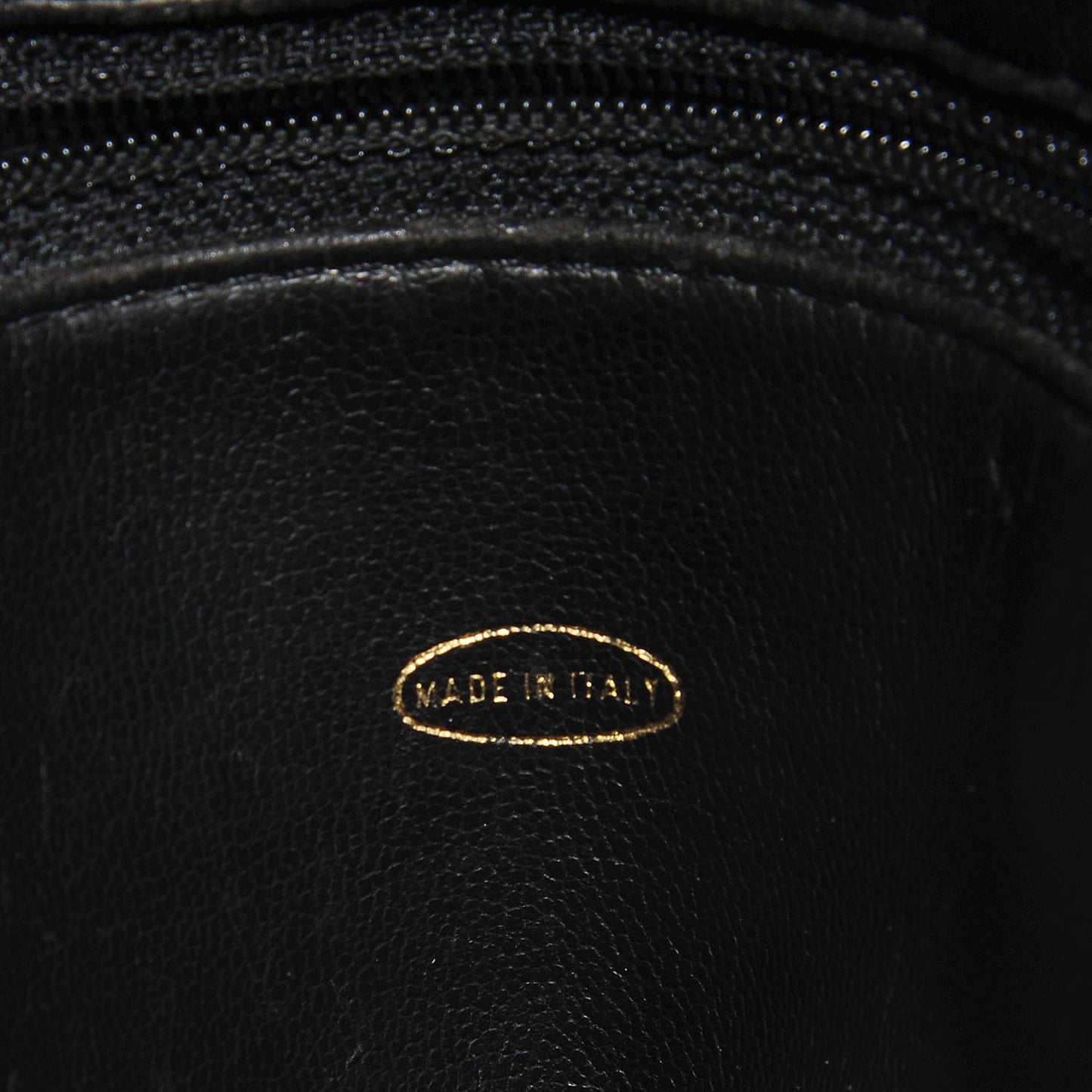 Lambskin Quilted Shoulder Bag Black