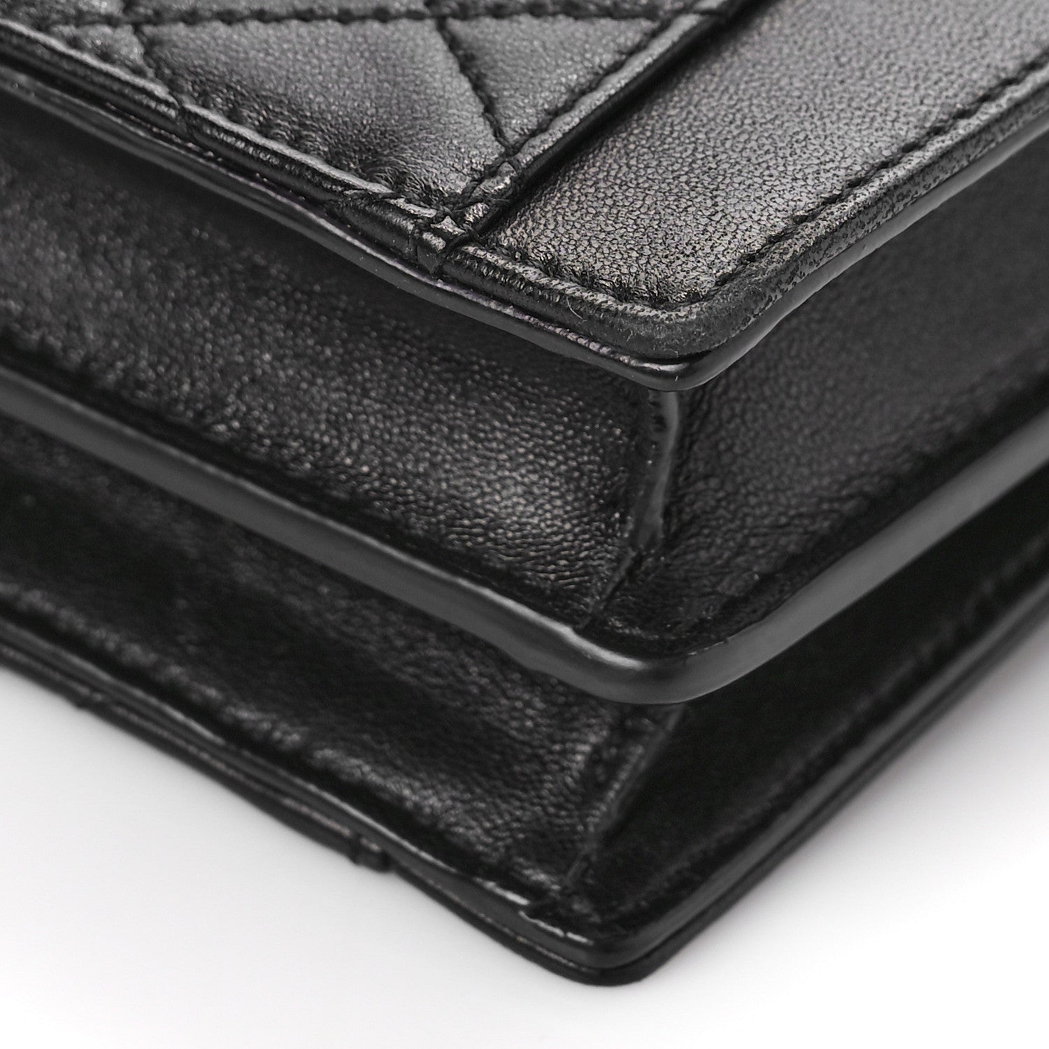Saint Laurent Lambskin Quilted Mini Gaby Satchel Black 9 of 9