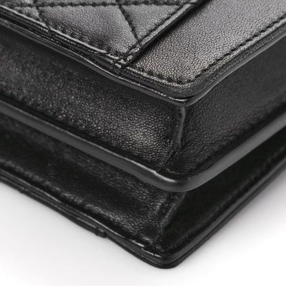 Saint Laurent Lambskin Quilted Mini Gaby Satchel Black 9 of 9